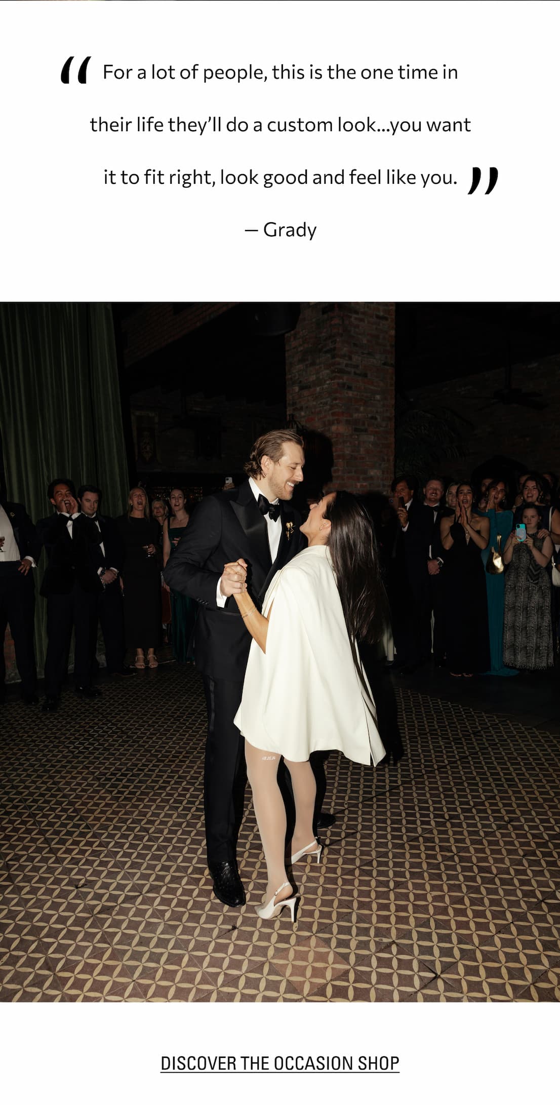 Discover the Occasion Shop