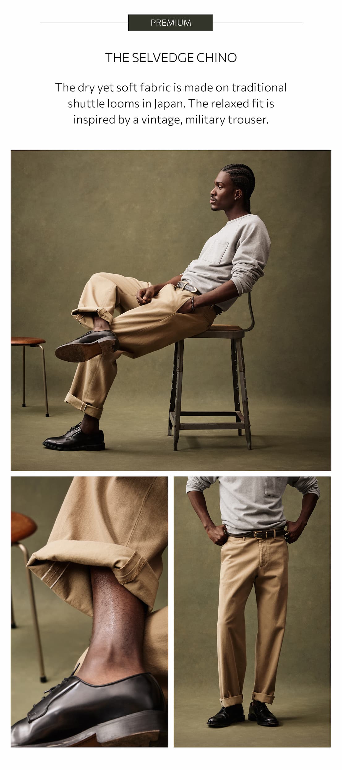 THE SELVEDGE CHINO