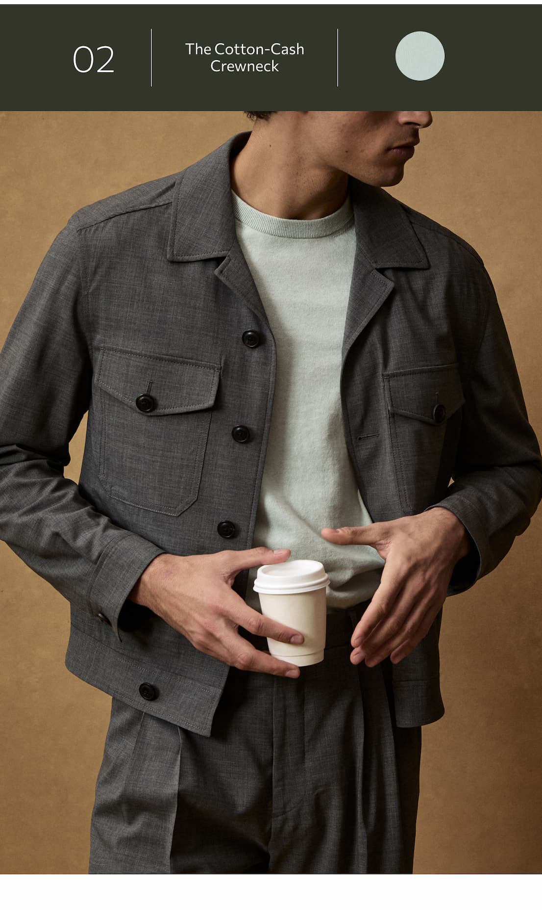 THE COTTON-CASH CREWNECK