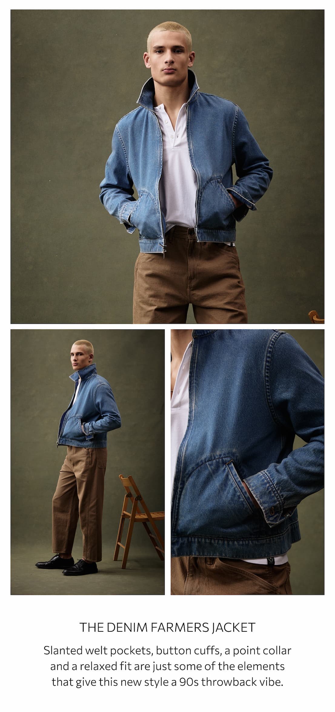 Shop the Denim Farmers Jacket