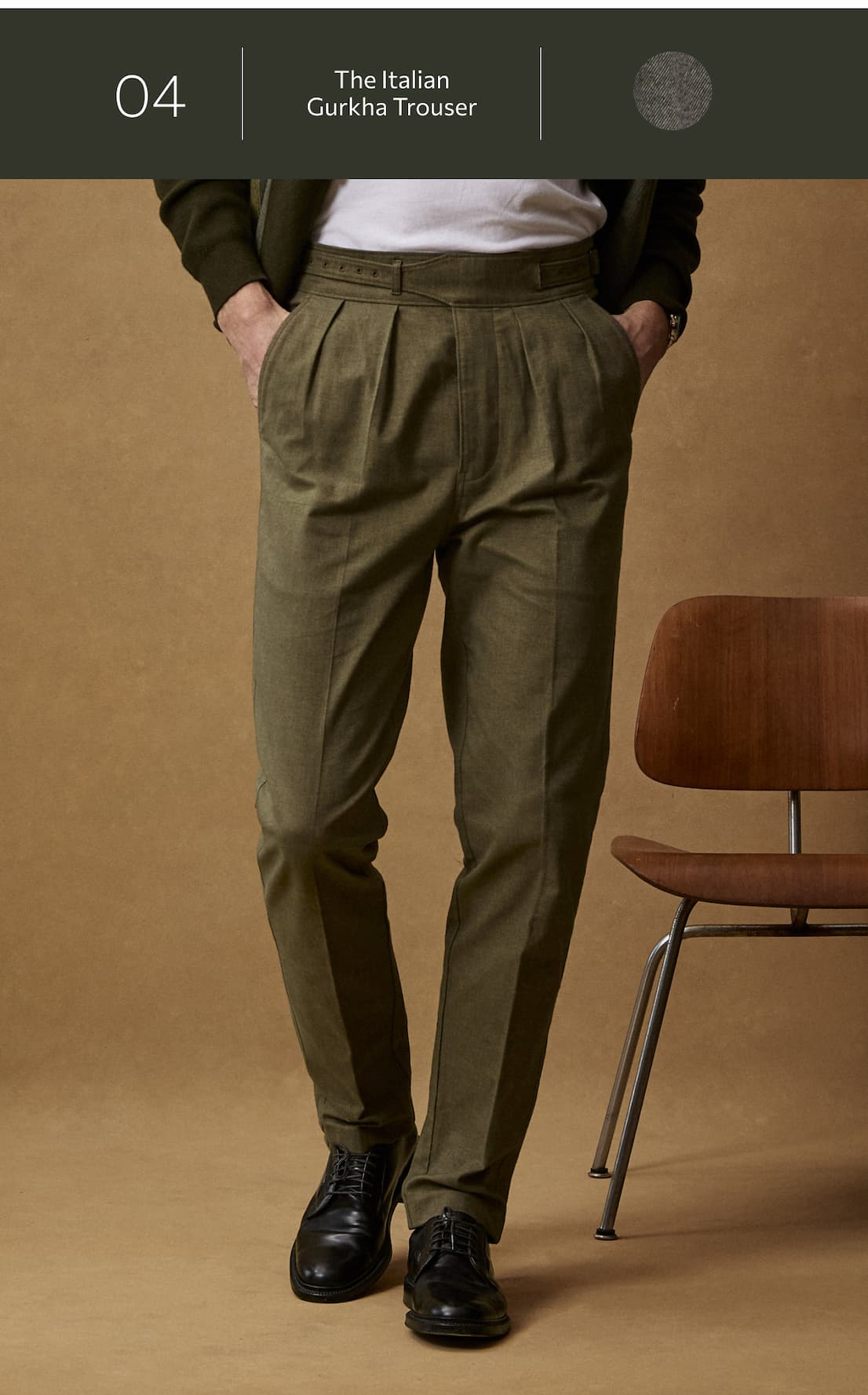 THE ITALIAN GURKHA TROUSER