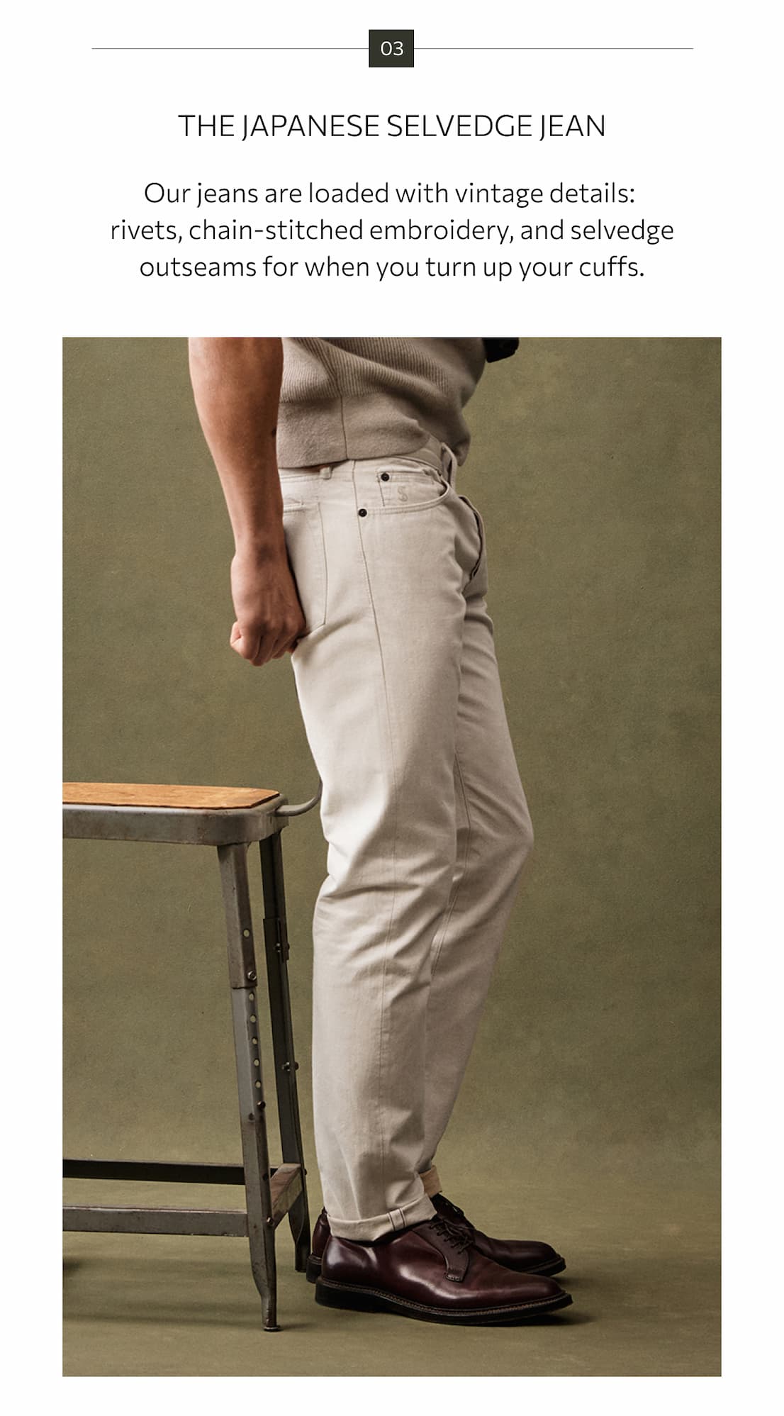SHOP THE JAPANESE SELVEDGE JEAN