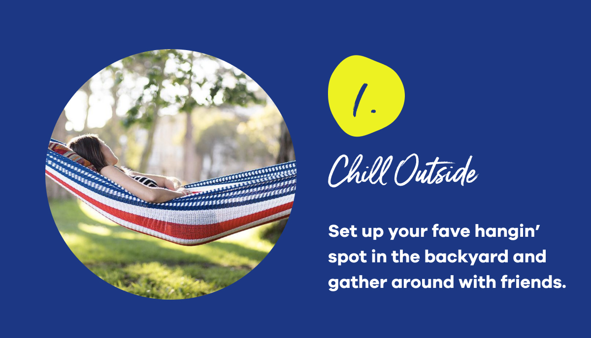 Ease into Labor Day Yellow Leaf Hammocks