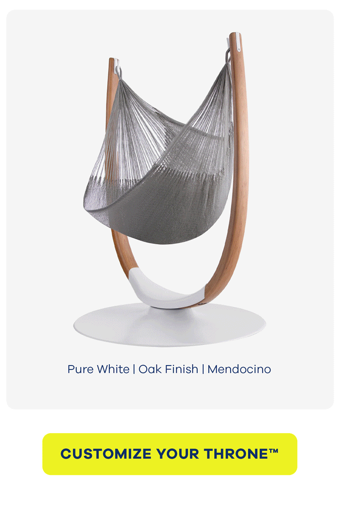 👀 Eyeing our Hammock Throne™? Yellow Leaf Hammocks