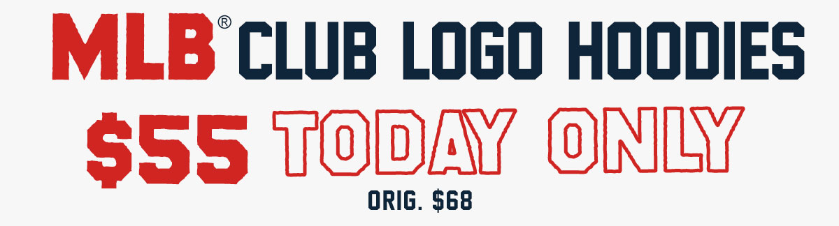 NEW MLB Hoodies are here and only $55.