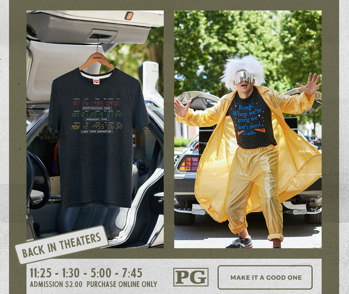 Back to the Future Tees.