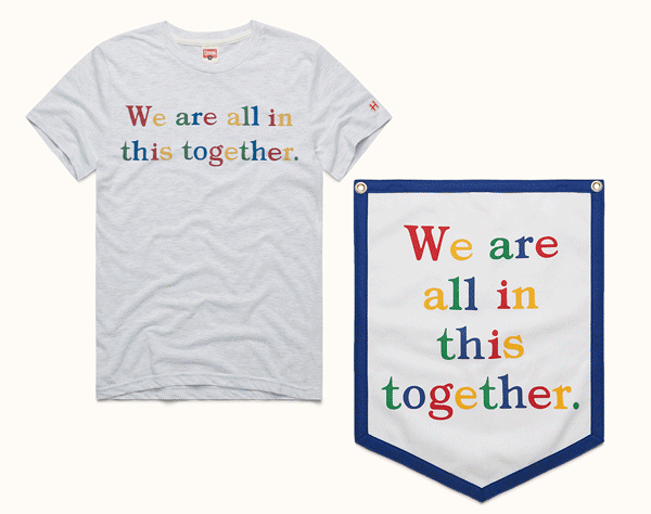 HOMAGE x Oxford Pennant. $26 Unisex Tees. $36 Camp Flags. Today Only & Only Online.