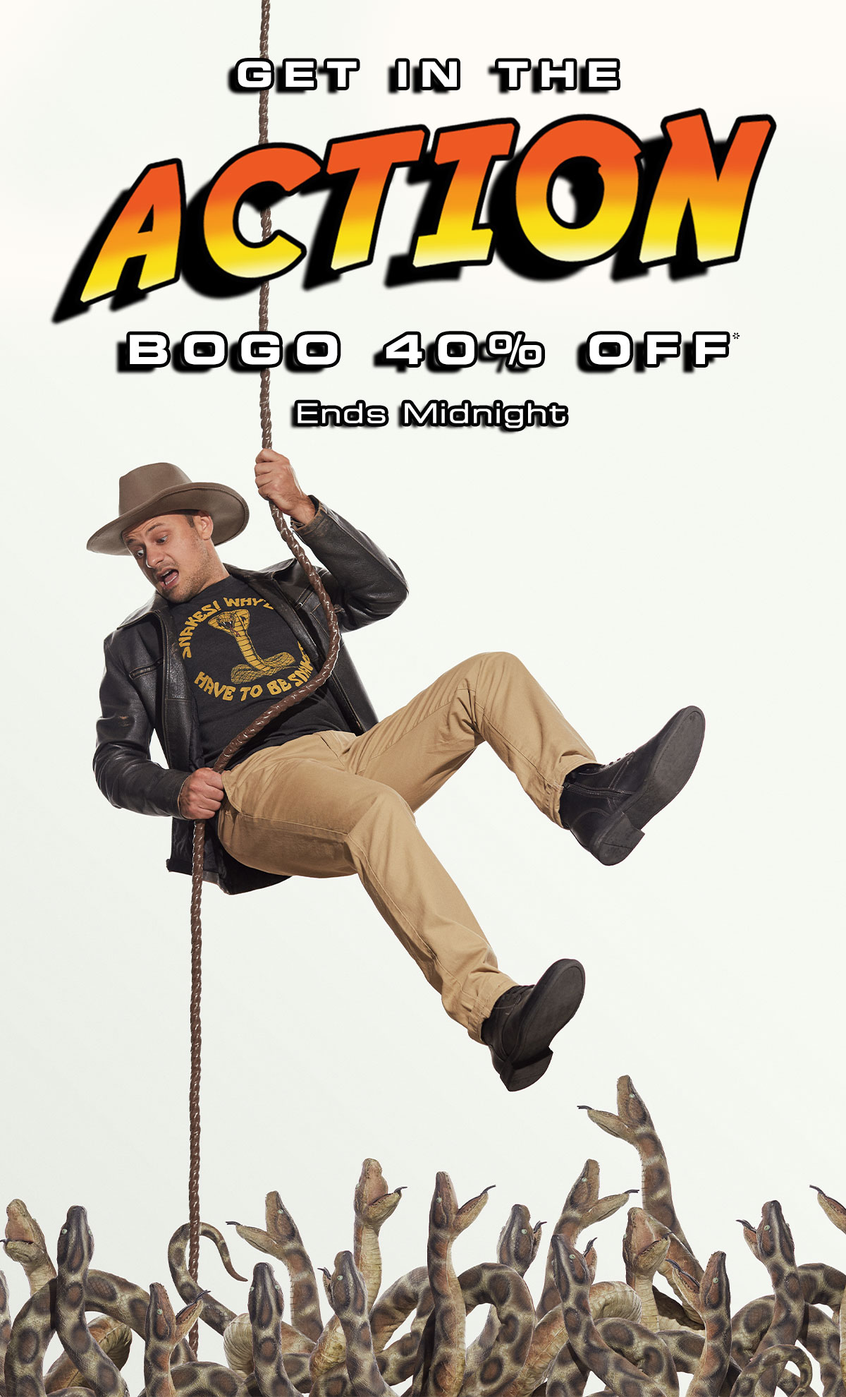 BOGO 40% Off. Ends Midnight. Online & In Store.