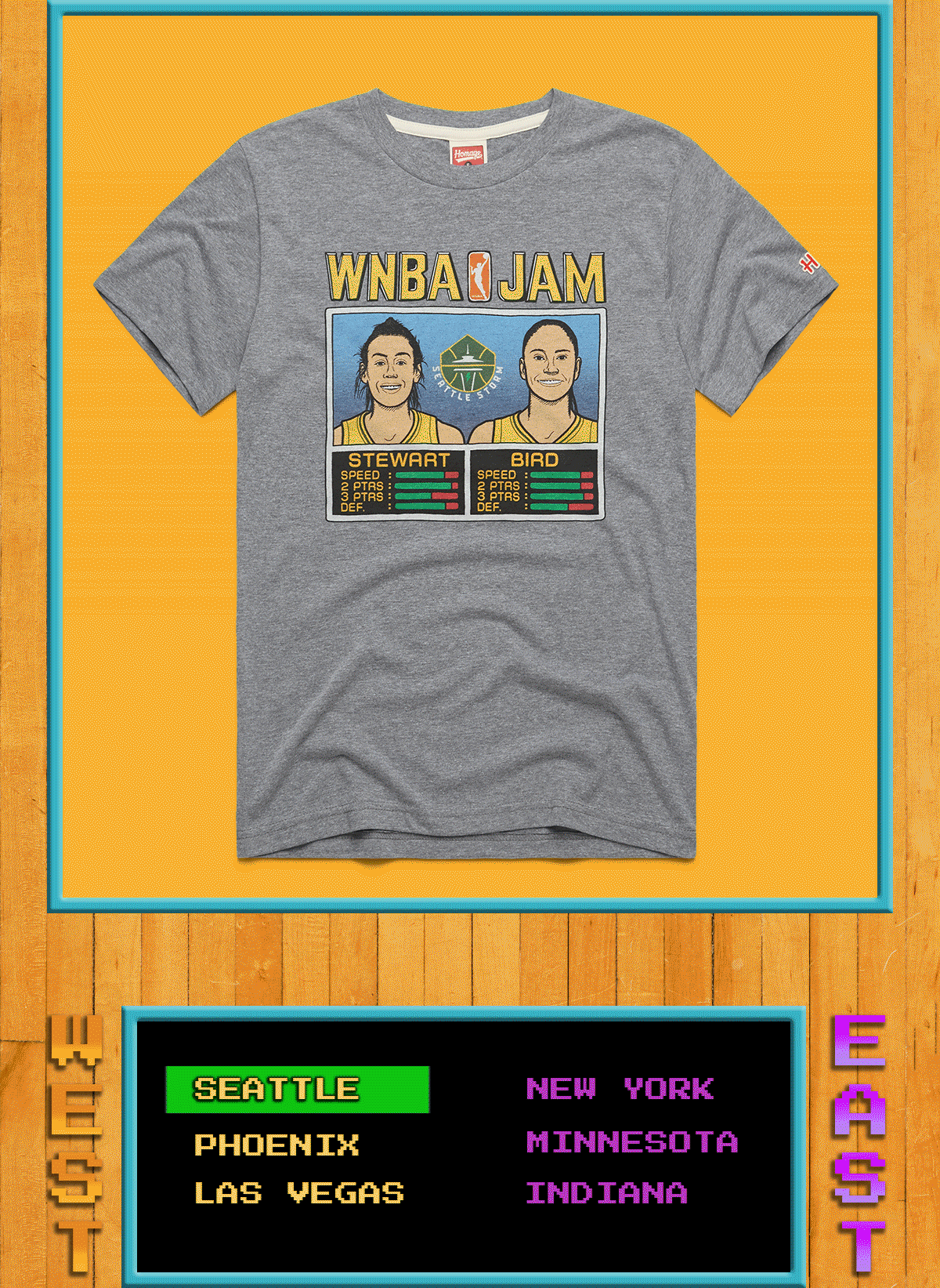 Shop all new WNBA Jam Tees