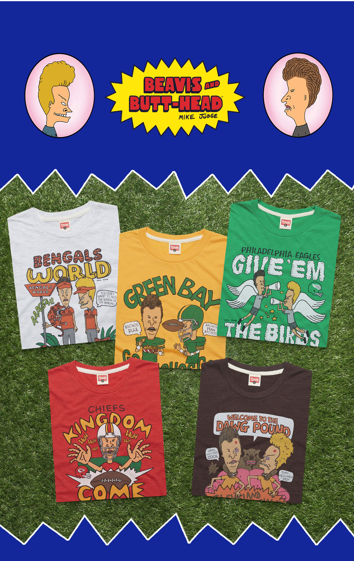 NFL x Beavis & Butt-head