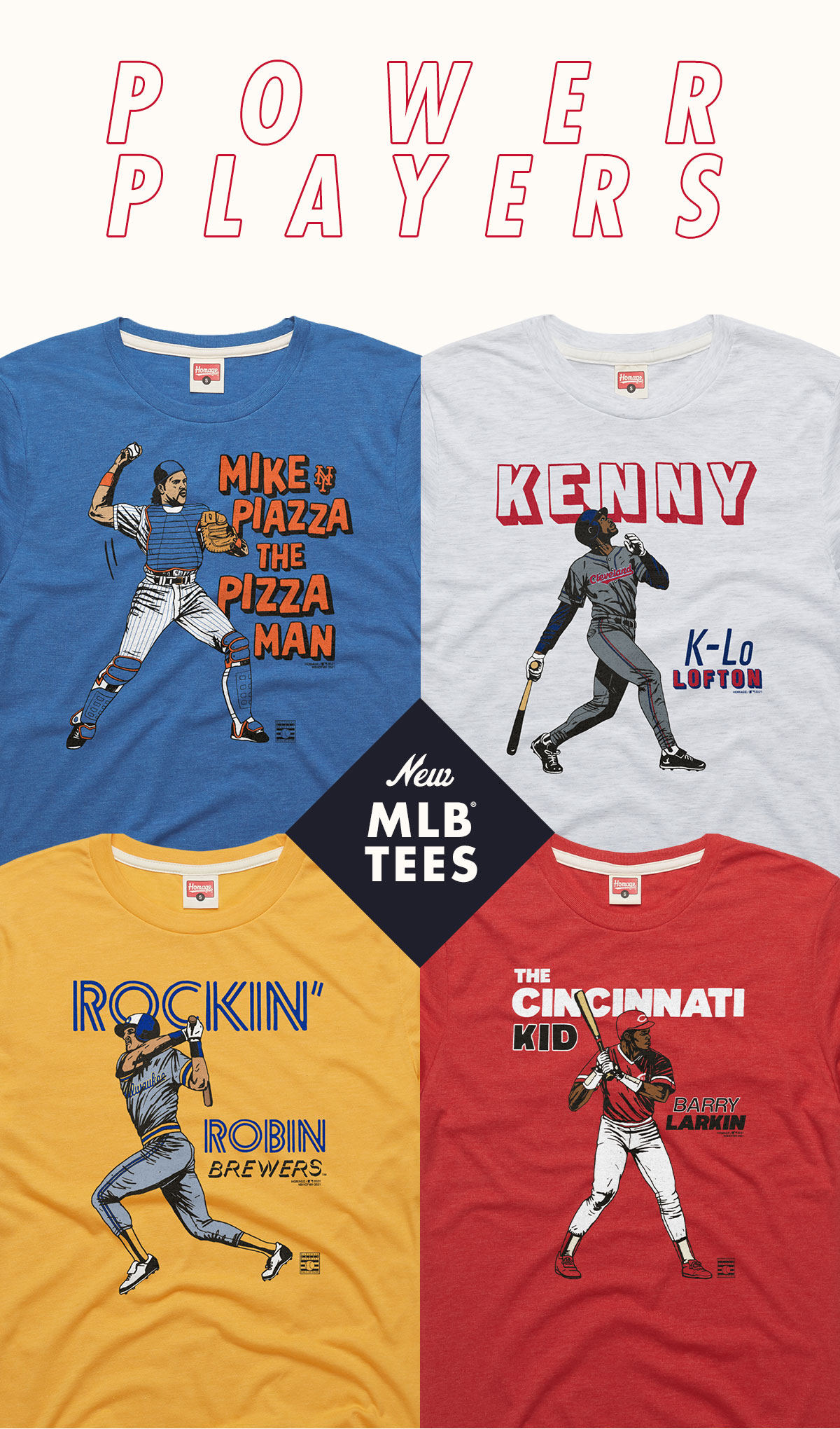 New MLB® Player Tees