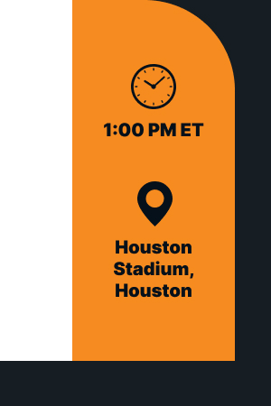 🕒 1:00 PM ET 📍 Houston Stadium, Houston