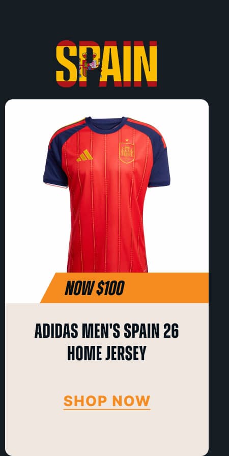 SPAIN - adidas Men's Spain 26 Home Jersey
