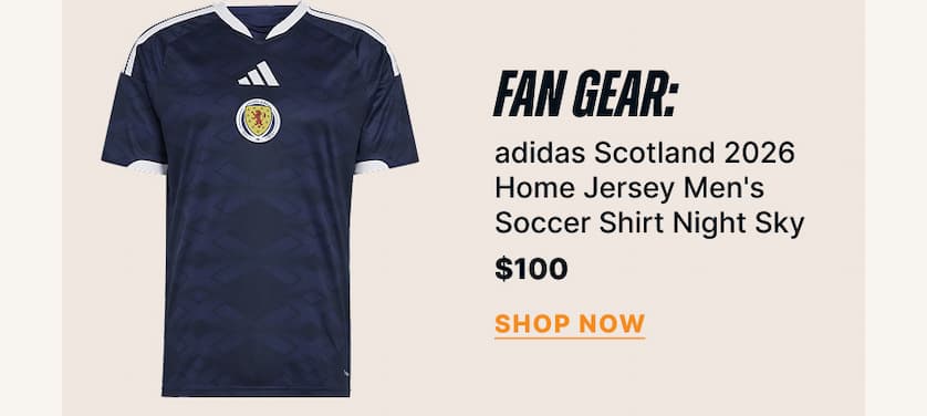 Fan gear: adidas Scotland 2026 Home Jersey Men's Soccer Shirt Night Sky