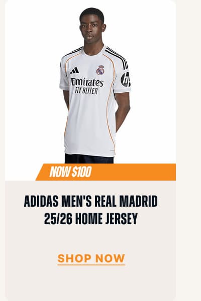 ADIDAS MEN'S REAL MADRID 25/26 HOME JERSEY