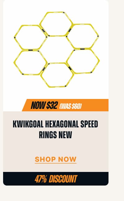 Kwikgoal Hexagonal Speed Rings New 