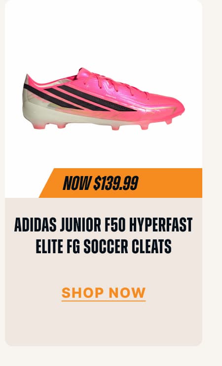 adidas Junior F50 Hyperfast Elite FG Soccer Cleats