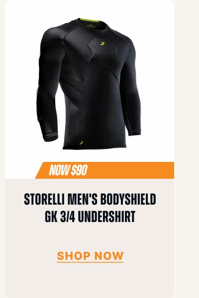 Storelli Men's BodyShield GK 3/4 Undershirt