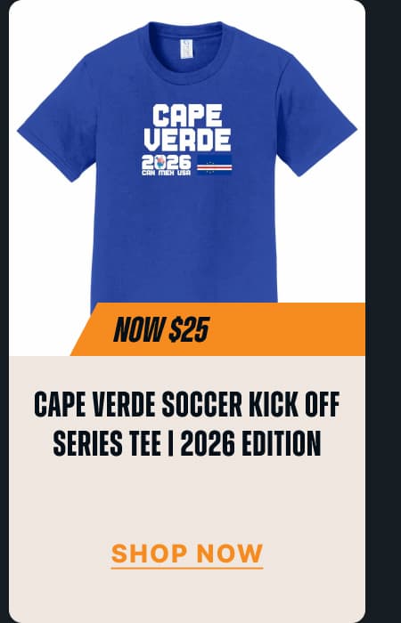 Cape Verde Soccer Kick Off Series Tee | 2026 Edition