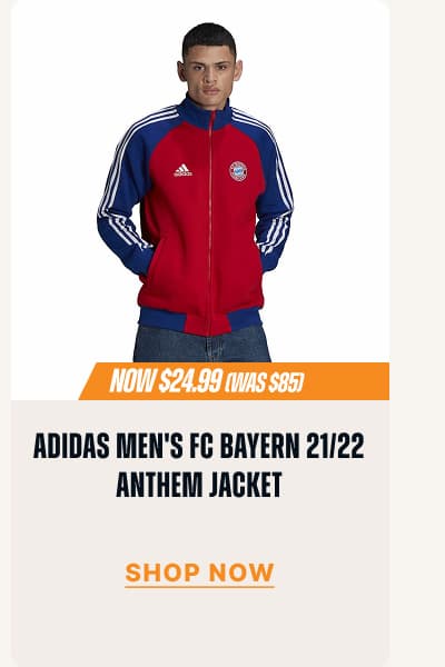 ADIDAS MEN'S FC BAYERN 21/22 ANTHEM JACKET