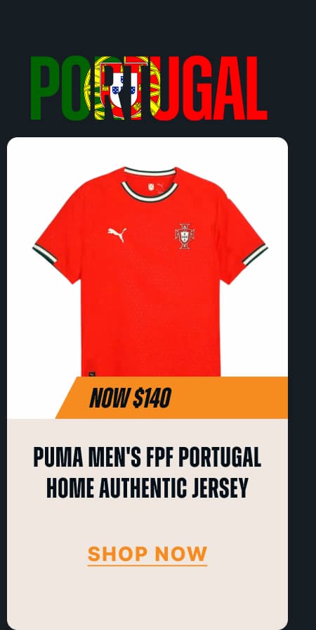 PORTUGAL - Puma Men's FPF Portugal Home Authentic Jersey