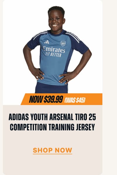 adidas Youth Arsenal Tiro 25 Competition Training Jersey