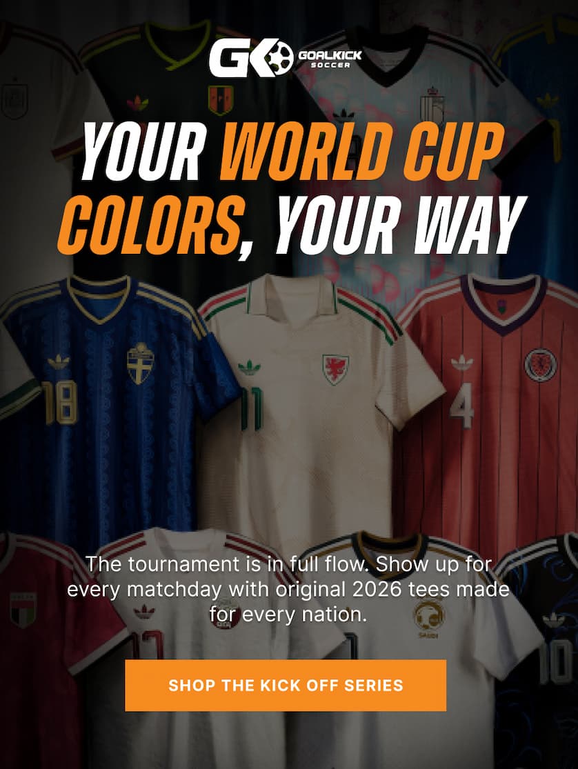 Your World Cup Colors, Your Way. The tournament is in full flow. Show up for every matchday with original 2026 tees made for every nation.
