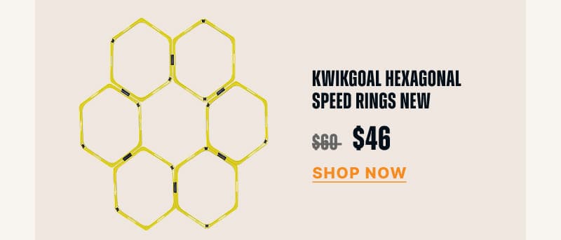 Kwikgoal Hexagonal Speed Rings New
