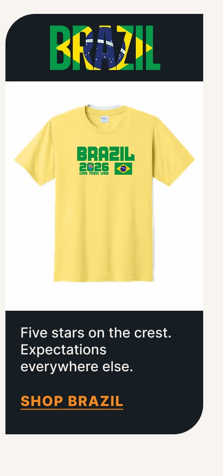 Brazil - Five stars on the crest. Expectations everywhere else.
