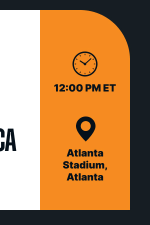 🕒 12:00 PM ET 📍 Atlanta Stadium, Atlanta