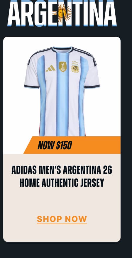 Argentina - adidas Men's Argentina 26 Home Authentic Jersey