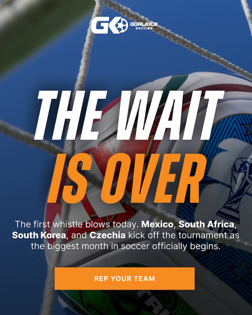 The Wait is Over. The first whistle blows today. Mexico, South Africa, South Korea, and Czechia kick off the tournament as the biggest month in soccer officially begins.