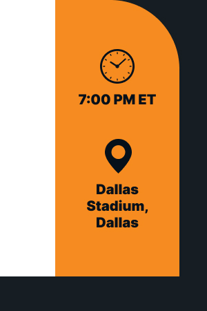 🕒 7:00 PM ET 📍 Dallas Stadium, Dallas