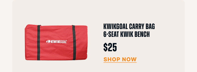 KWIKGOAL CARRY BAG 6-SEAT KWIK BENCH