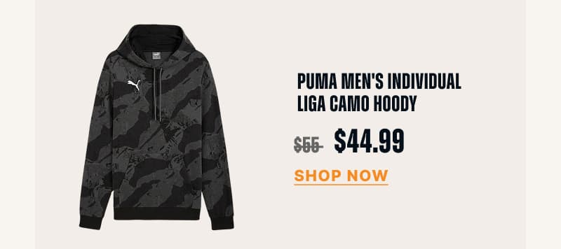 Puma Men's Individual Liga CAMO Hoody