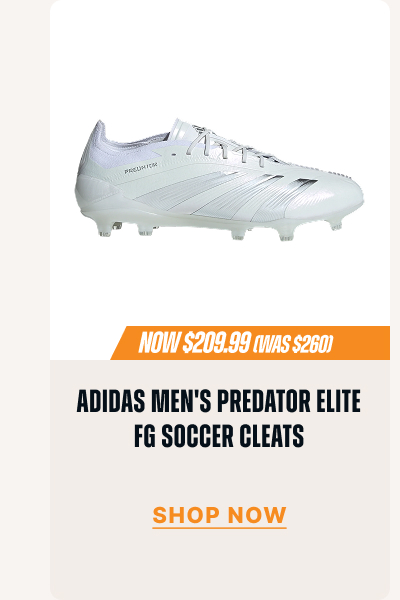 adidas Men's Predator Elite FG Soccer Cleats