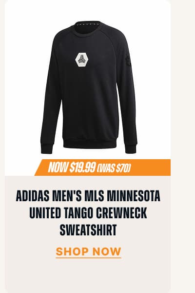 ADIDAS MEN'S MLS MINNESOTA UNITED TANGO CREWNECK SWEATSHIRT