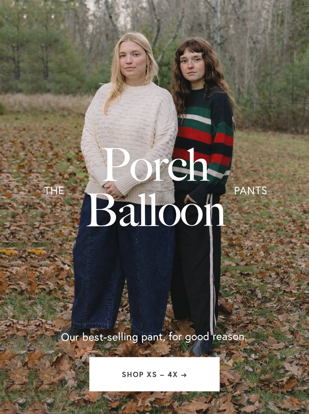 the porch balloon pants