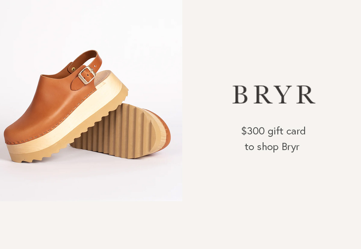 $300 gift card to shop Bryr
