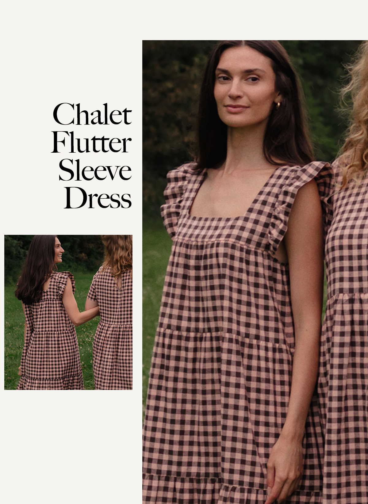 Chalet Flutter Sleeve Dress