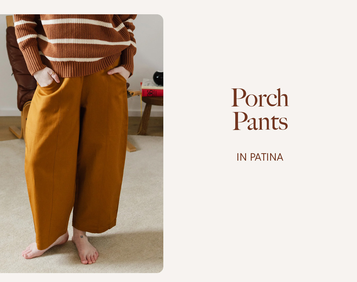 Porch Pants in Patina