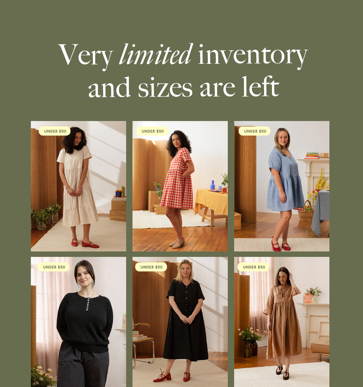  Very limited inventory