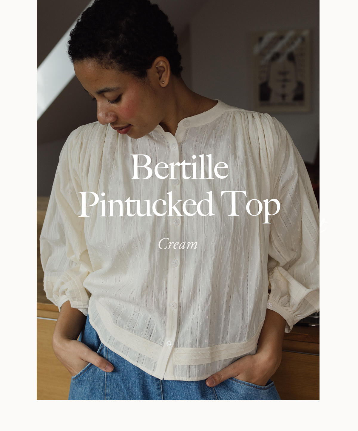 Bertille Pintucked Top