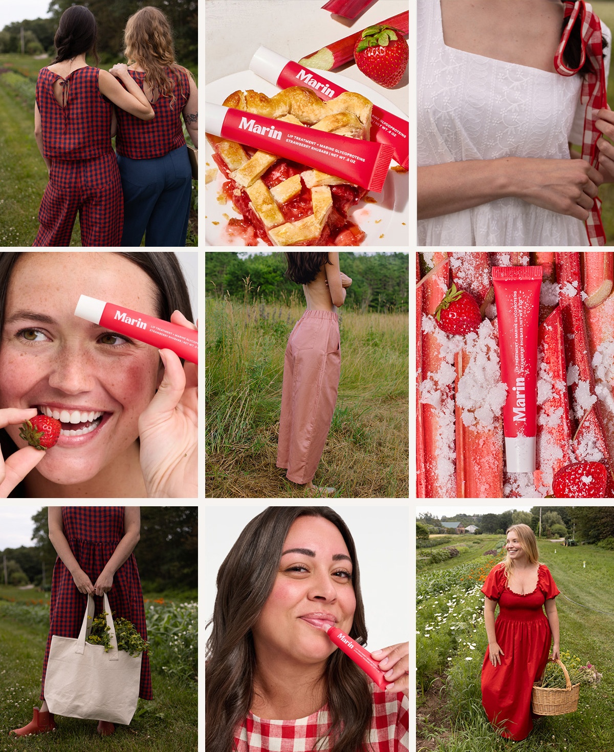 Strawberry Rhubarb Summer Giveaway Collage
