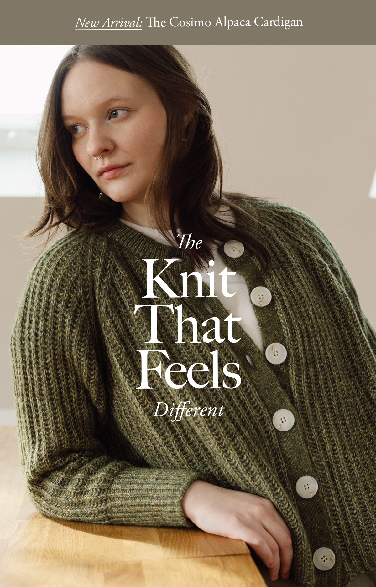 The knit that feels different