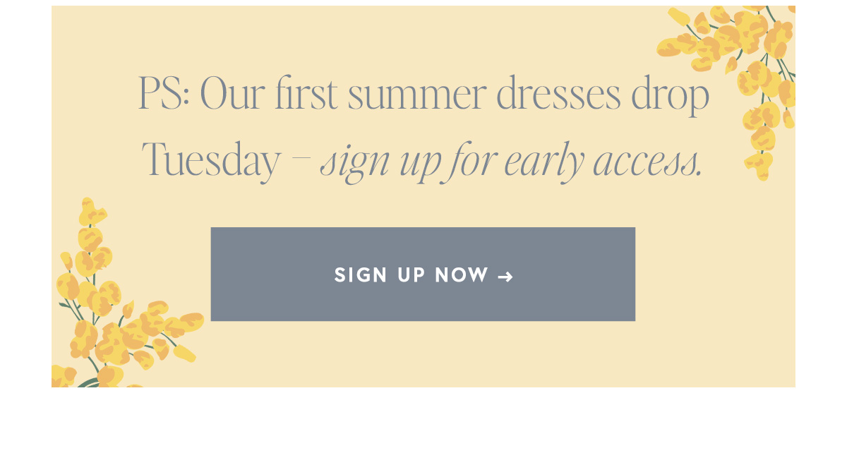 Sign Up For Early Access