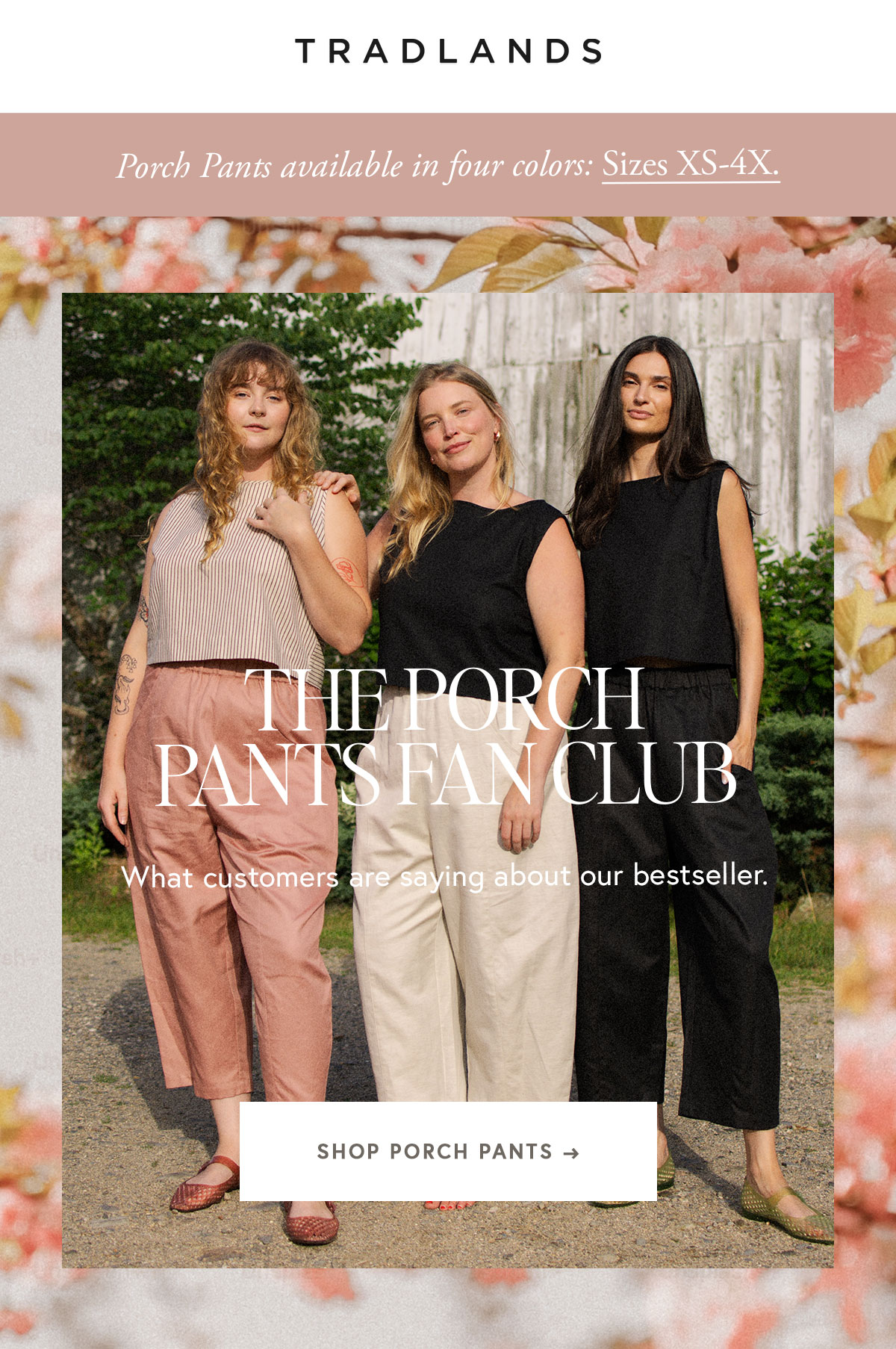THE PORCH PANTS FAN CLUB  What customers are saying about our bestseller.