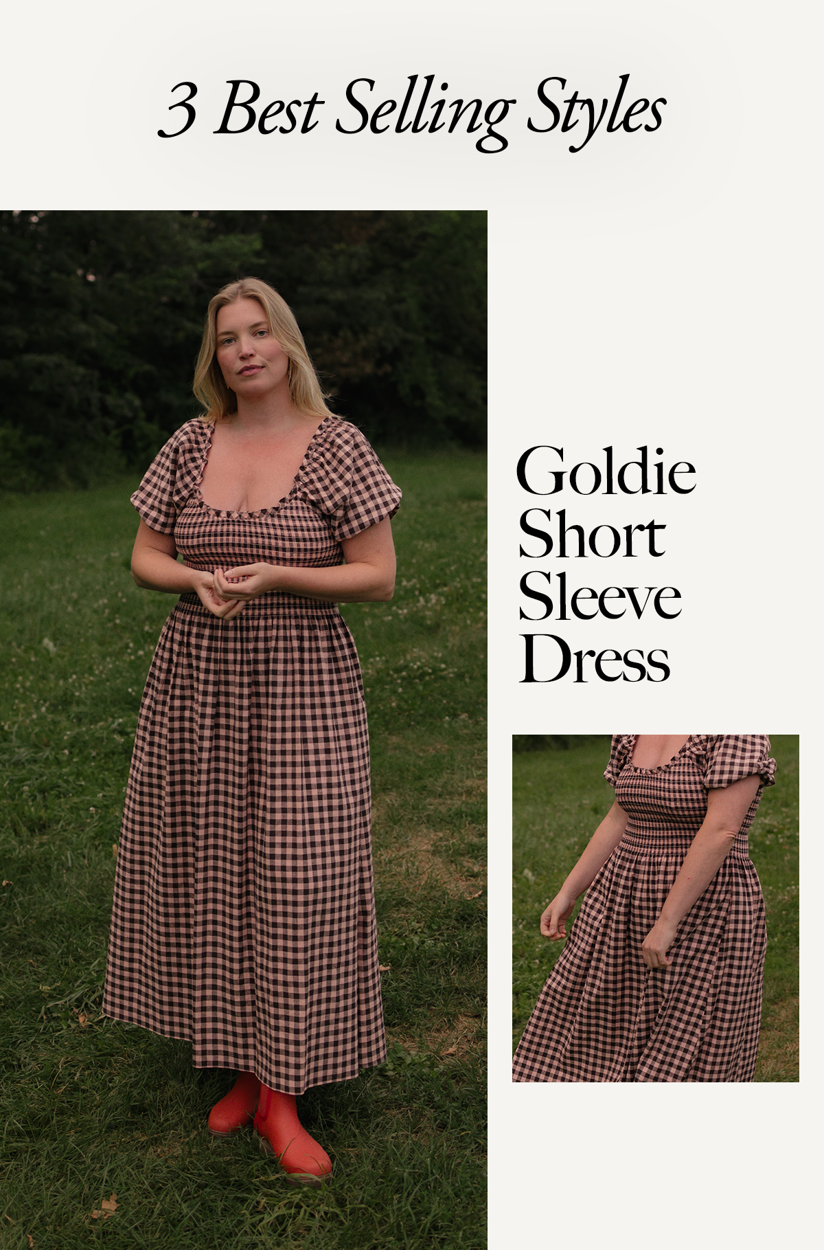 3 Best Selling Styles  Goldie Short Sleeve Dress
