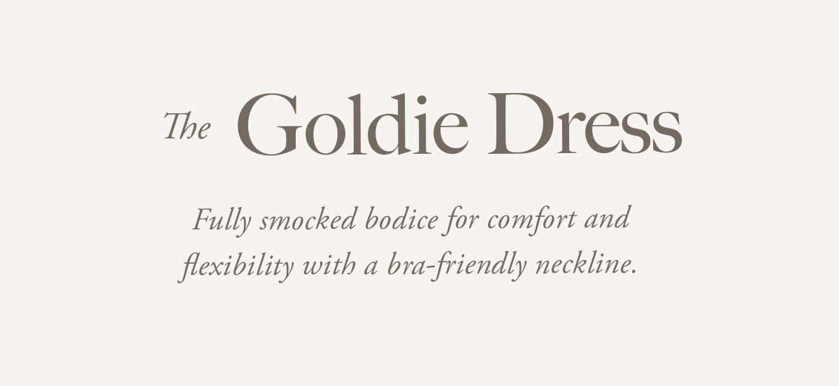The Goldie Dress