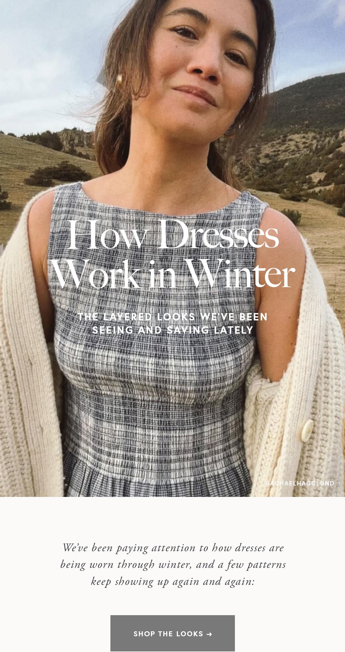 How dresses work in winter